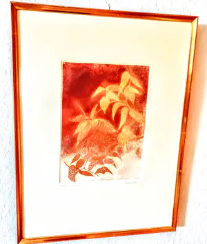 Anne Walker - Farb Radierung "Oktober 4" handsigniert limitiert 45/99 70er/80er Jahre kopen? Bied vanaf 120!