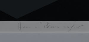 Hans van Rhoon - Zeefdruk, Zonder titel - Ingelijst kopen? Bied vanaf 1!