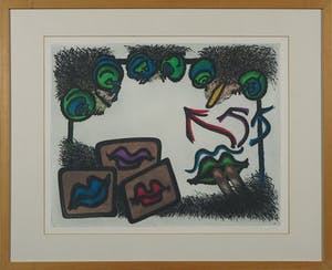 Helen van der Deen - Ets en aquatint, Non verbale intonatie VIII - Ingelijst kopen? Bied vanaf 1!
