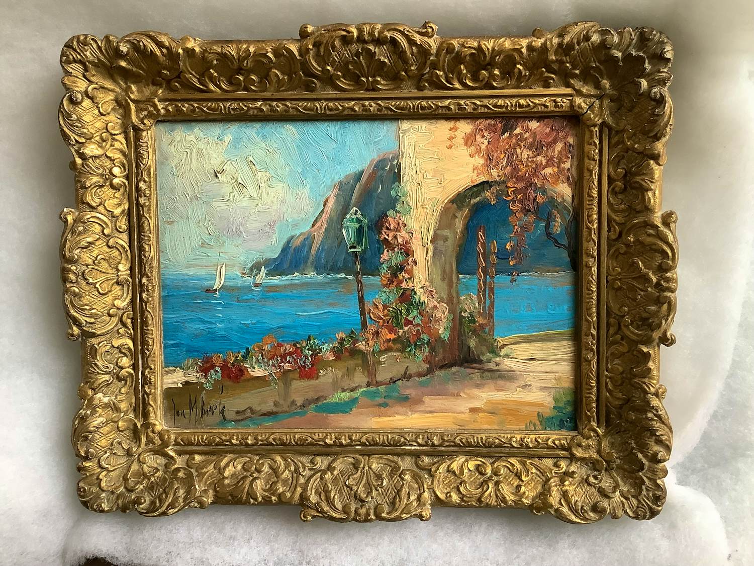 Jurrien Marinus Beek - Zeegezicht vanaf Capri kopen? Bied vanaf 50!