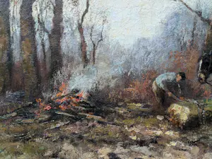 Cor Bouter - Houthakker met paarden kopen? Bied vanaf 200!