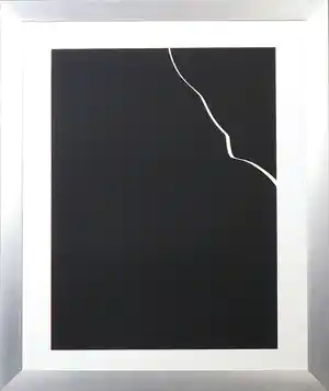 Harry van Kuyk - Zeefdruk uit het portfolio Grafinu - Ingelijst verkocht voor € 1!