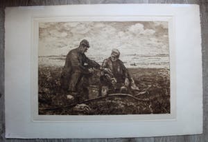 Waalko Jans Dingemans (sr.) - ets: schaftende boeren kopen? Bied vanaf 10!