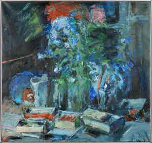 Toon de Haas - Olieverf op doek, Stilleven - Ingelijst (Groot) verkocht voor € 150!