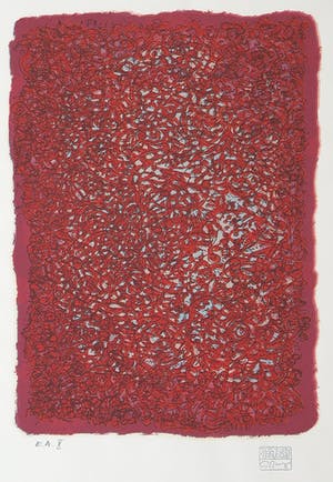 Mark Tobey - Zeefdruk, Abstracte compositie kopen? Bied vanaf 1!