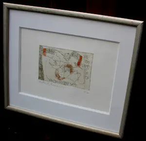 Anton Heyboer - Ingelijste ets - 1984 kopen? Bied vanaf 200!