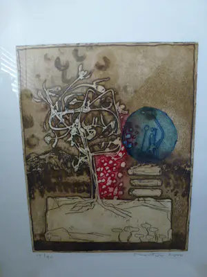 Jan Montyn - Soort boom met blauwe bal kopen? Bied vanaf 100!