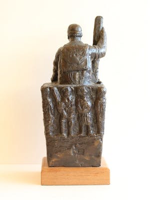 Niel Steenbergen - Bronzen beeld De Marskramer, oorspronkelijk ontwerp 1965 kopen? Bied vanaf 450!