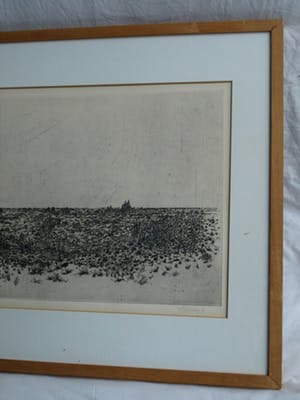 Fred Fritschij - Ingelijste ets , Landschap III – gesigneerd – 1971 – nr 4 van 8 kopen? Bied vanaf 42!