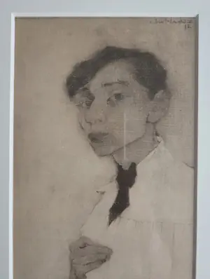 Jan Mankes - Zelfportret. Ingelijst. kopen? Bied vanaf 99!