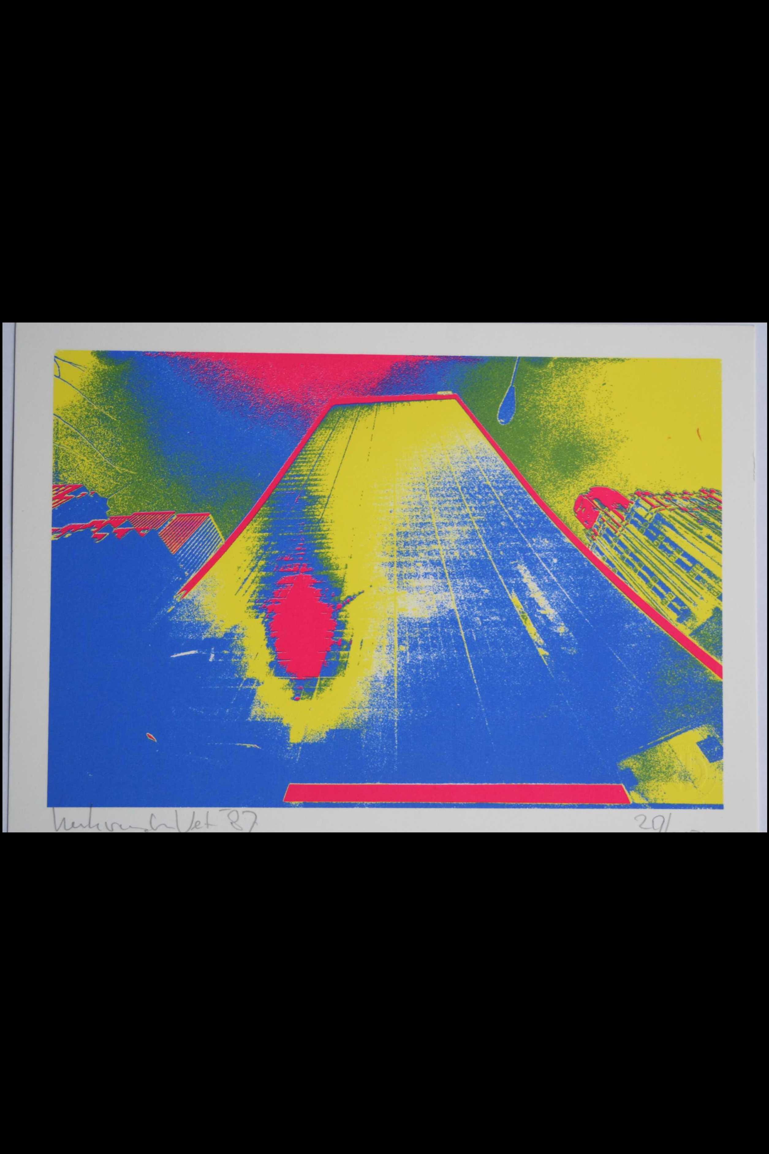 Henk van der Vet - kleine zeefdruk - gesigneerd kopen? Bied vanaf 1!