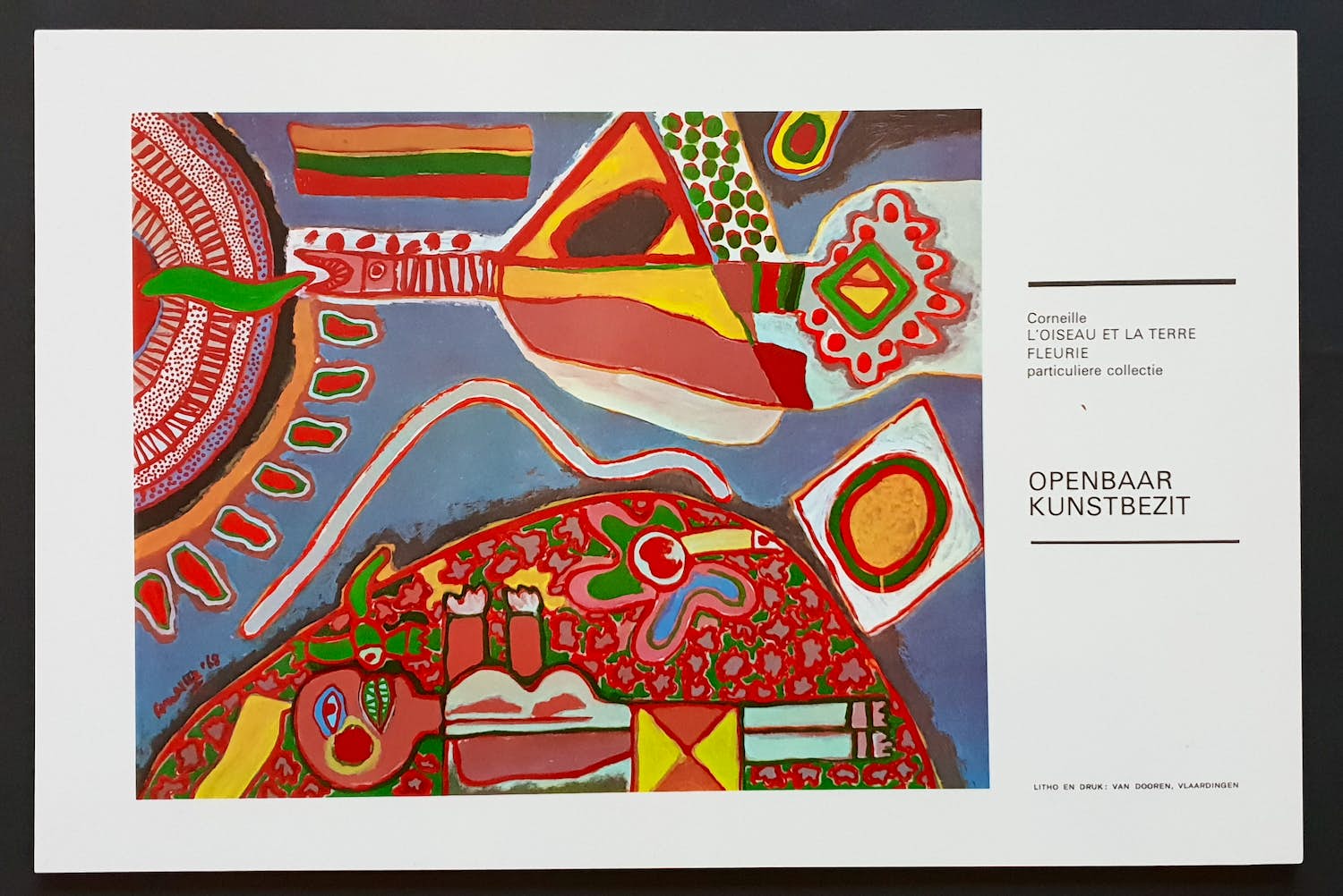 Corneille - L'oiseau et la terre fleurie, boemeltrein kunst kopen? Bied vanaf 35!