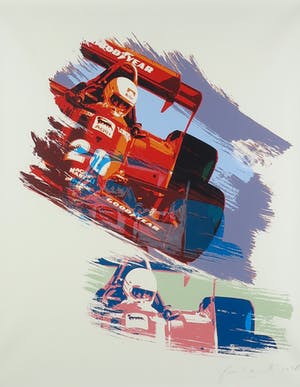 Frank Gude - Zeefdruk, Agip - Ingelijst kopen? Bied vanaf 1!