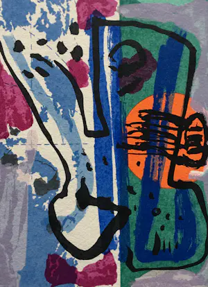 Corneille - kleurrijke zeefdruk - 1991. kopen? Bied vanaf 175!