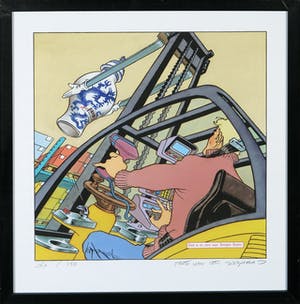 Theo van den Boogaard - Piëzografie, Dat is er een van Tempo-Team (Heftruckchauffeur) - Ingelijst kopen? Bied vanaf 1!