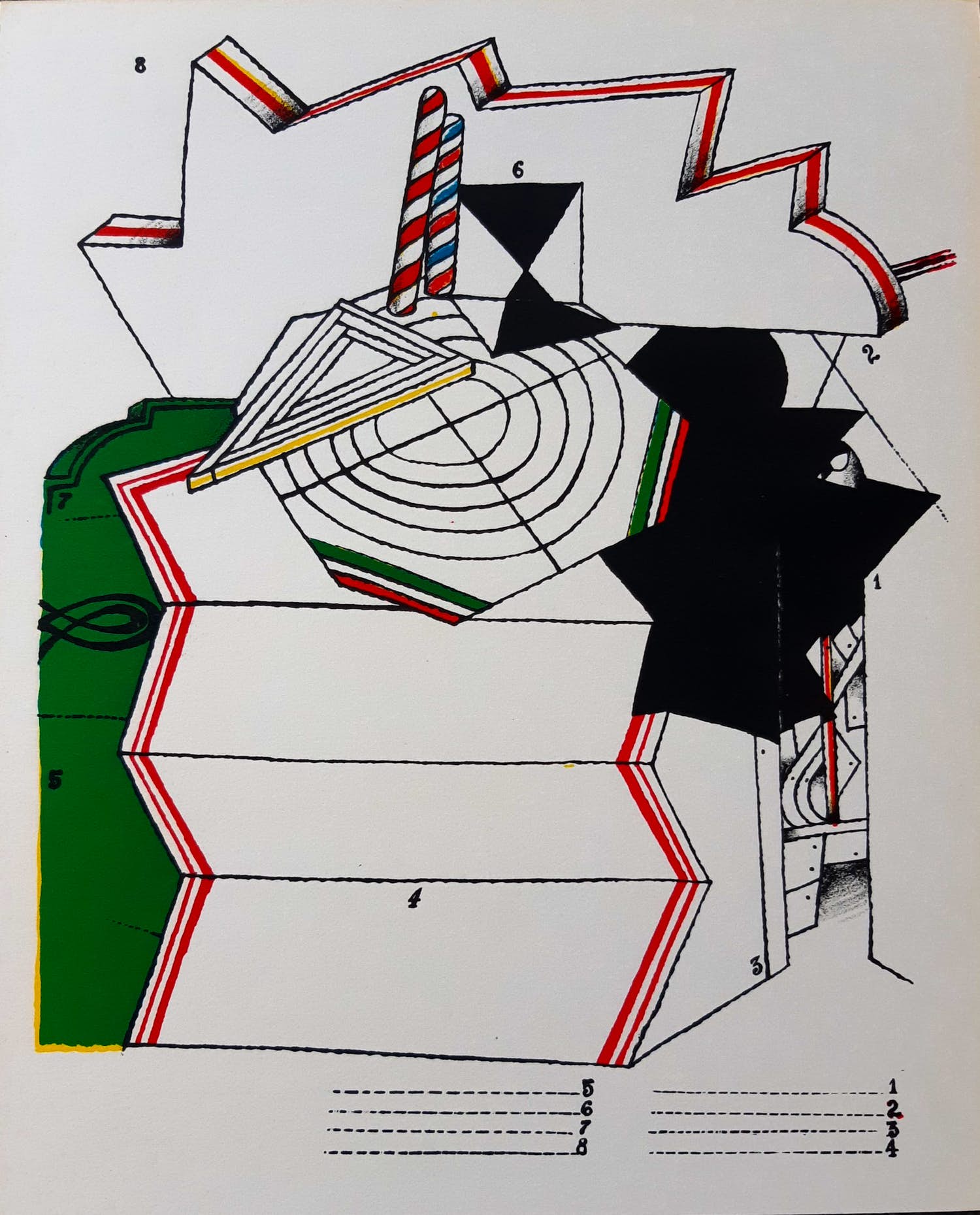 Lucio del Pezzo - Compositie kopen? Bied vanaf 1!