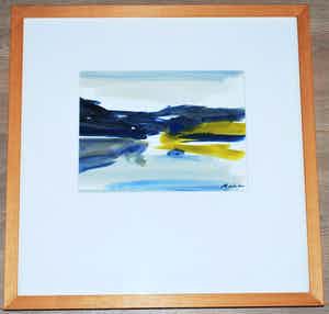 Reinier Kamphuis - aquarel, Noorwegen II verkocht voor € 50!