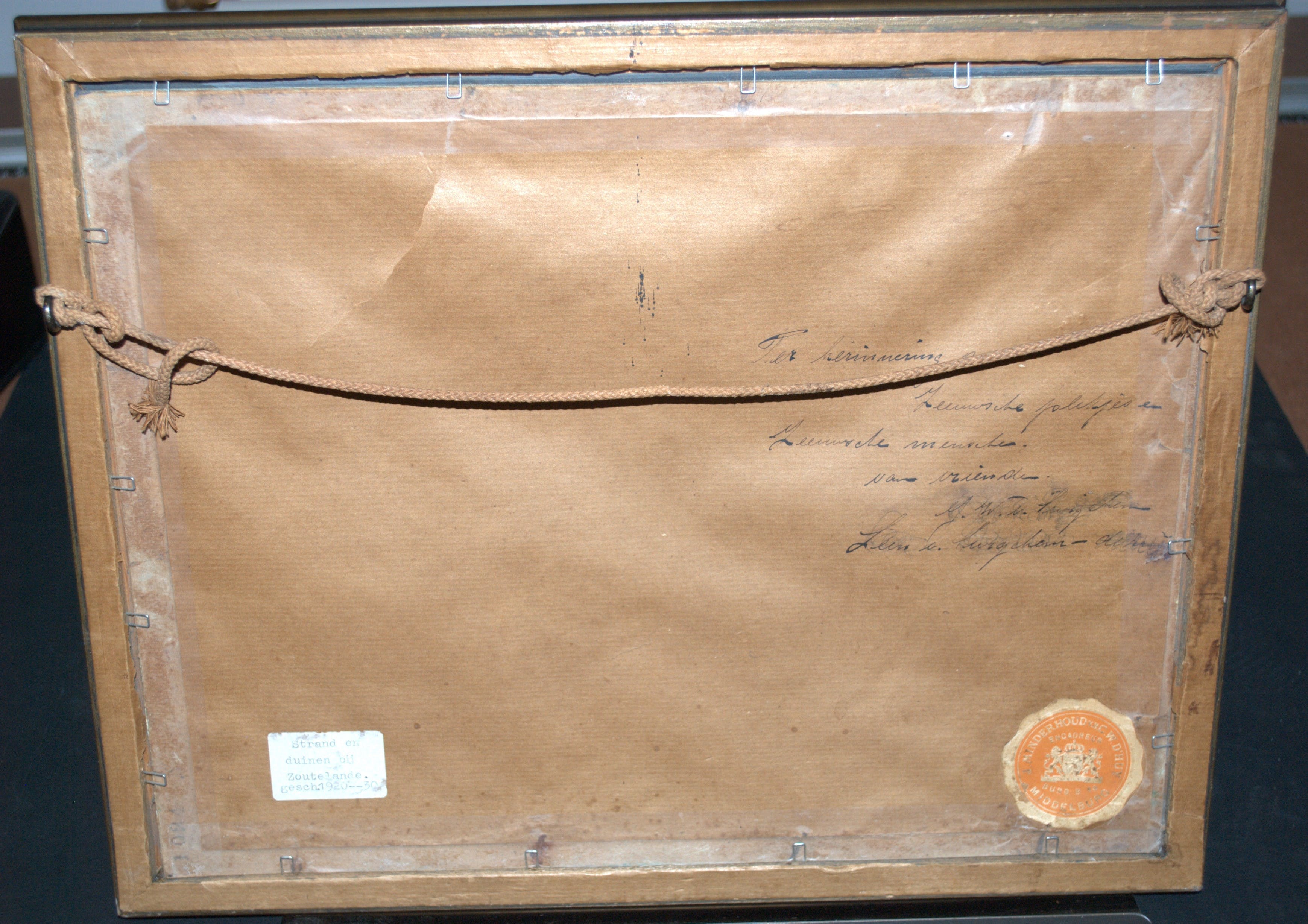 Niet of onleesbaar gesigneerd - strand en duinen bij Zoutelande Zeeland rond 1920/30 kopen? Bied vanaf 1!