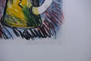 Anton Martineau - Litho op papier, Stilleven met kan en schoen - Ingelijst kopen? Bied vanaf 75!