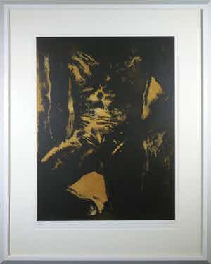 Luis Caballero - Ets en aquatint, Z.T. Memoire de la liberte - Ingelijst (Groot) verkocht voor € 100!