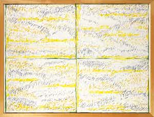 Jan Wolkers - Zeefdruk, Landschap - Ingelijst verkocht voor € 150!