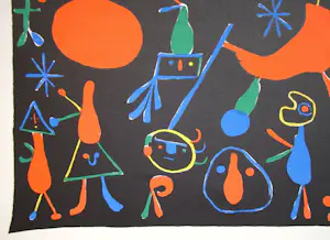 Joan Miro - Barcelona - 1949 - Lithografie met sjabloonkleuring kopen? Bied vanaf 120!