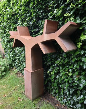 Piet Warffemius - abstractie van een boom kopen? Bied vanaf 5700!