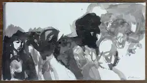 Luis Filcer - gesigneerde aquarel verkocht voor € 50!