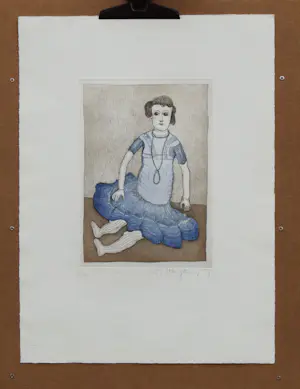 Buy Kurt Muhlenhaupt - „Die Puppe“, sitzende antike Puppe? Bid from 95!