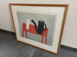 Klaas Gubbels - Witte kan op Oranje tafel - Nr 147 kopen? Bied vanaf 600!