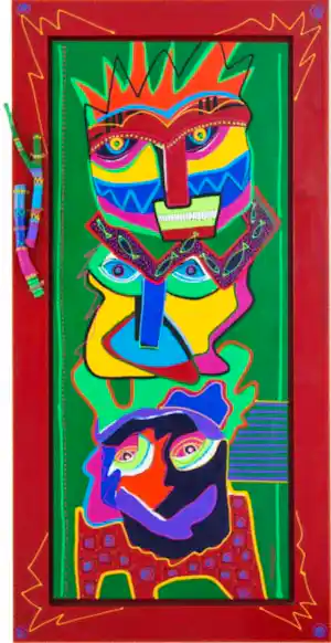 Marianne Naerebout - Totem Gabon verkocht voor € 700!