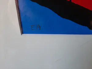 Herman Brood - Zeefdruk: Red Baron, Ingelijst. kopen? Bied vanaf 475!