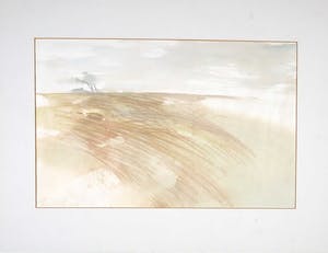 Wim de Bruin - Aquarel op papier, Landschap kopen? Bied vanaf 1!