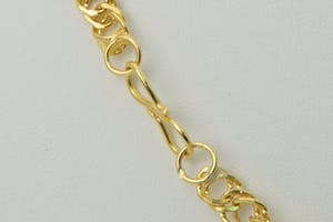 2521 - Bijzonder 18 karaats geel-gouden "Tarate" collier -unisex- Lang formaat! kopen? Bied vanaf 930!