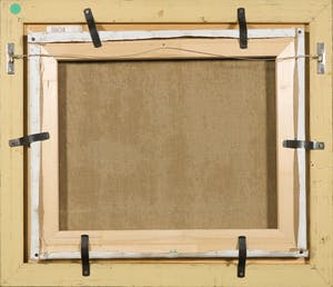 Hessel de Boer - Olieverf op doek, Stadsgezicht Den Haag - Ingelijst kopen? Bied vanaf 450!