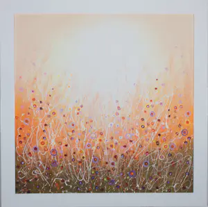 Mary Shaw - Acryl op doek, Wild floral kaufen? Bieten Sie von 100!