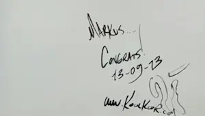 Buy Koor - Kool Koor: compositie gemaakt met een marker in 2013? Bid from 150!