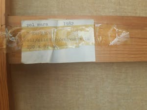 Pol Mara - gemengde techniek op doek, handgesigneerd kopen? Bied vanaf 1500!