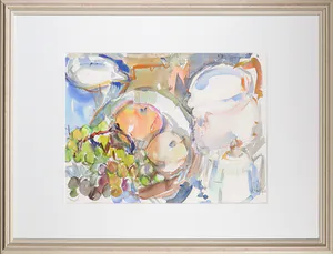 Erika Rauschning - Aquarel, Zonder titel - Ingelijst kopen? Bied vanaf 1!