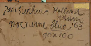 Jan Sierhuis - Nocturne blauw kopen? Bied vanaf 1500!