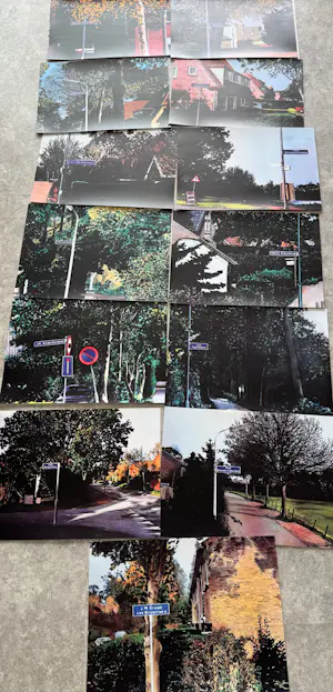 Rob Scholte - Bergense School 13 dorpsgezichten met straatnamen. kopen? Bied vanaf 200!