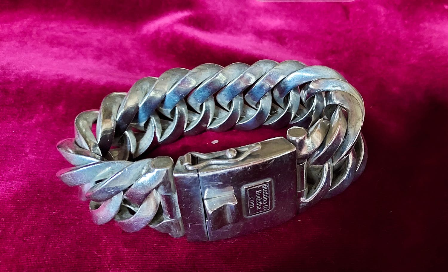 Buddha to Buddha armband chainXL  3cm kopen? Bied vanaf 330!