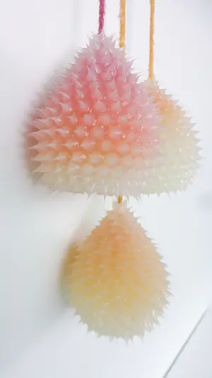 Jürgen Reichert - Set van drie siliconen lampen, 'Lichtwesen' kopen? Bied vanaf 350!