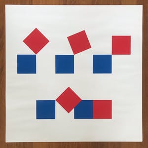 Els de Groot - Mooie gesigneerde zeefdruk - 1975 - "Movement" - 35/50 kopen? Bied vanaf 55!