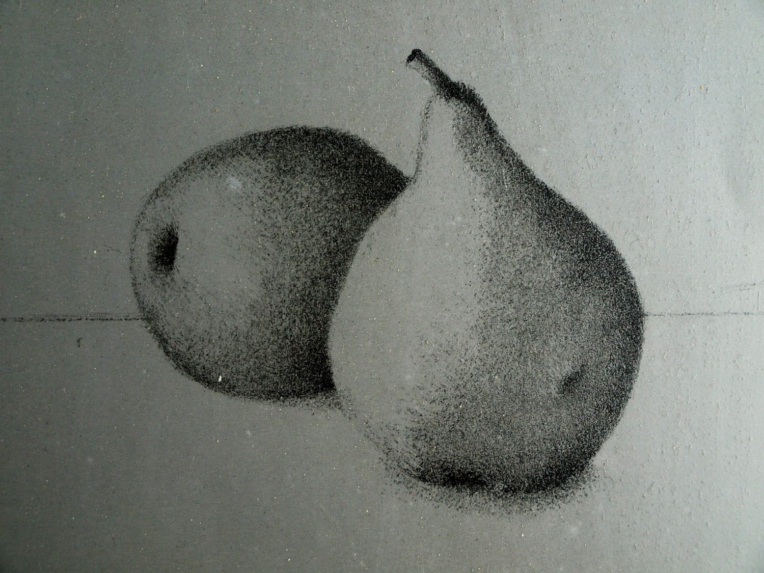 Metten Koornstra - Originele drukplaat , “2 Peren” - 1972 verkocht voor € 20!