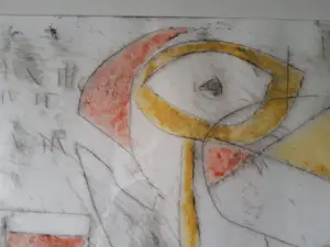 Anton Heyboer - Reusachtige ingekleurde ets "The Women Tuch" 1985 kopen? Bied vanaf 275!