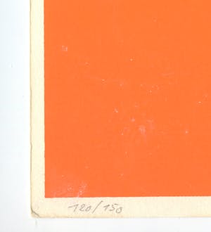 Rupprecht Geiger - ohne Titel, Neon-Farbserigraphie kopen? Bied vanaf 120!