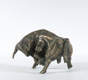 Jos Dirix - Brons, Aanvallende stier kopen? Bied vanaf 600!