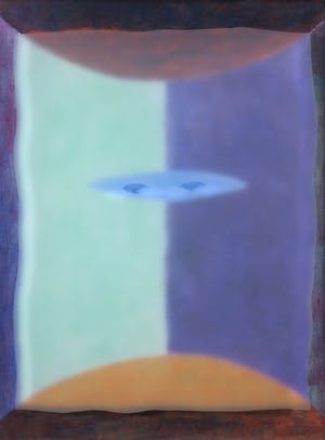 Peter Verhaar - Acryl op doek op hout en gezandstraald glas, Face Value IV - Ingelijst kopen? Bied vanaf 35!