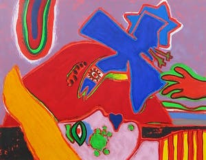 Corneille - Zeefdruk, Zonder titel, Ingelijst kopen? Bied vanaf 250!